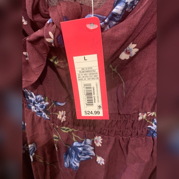 Xhilaration Maroon Dress - Picture 3 of 3